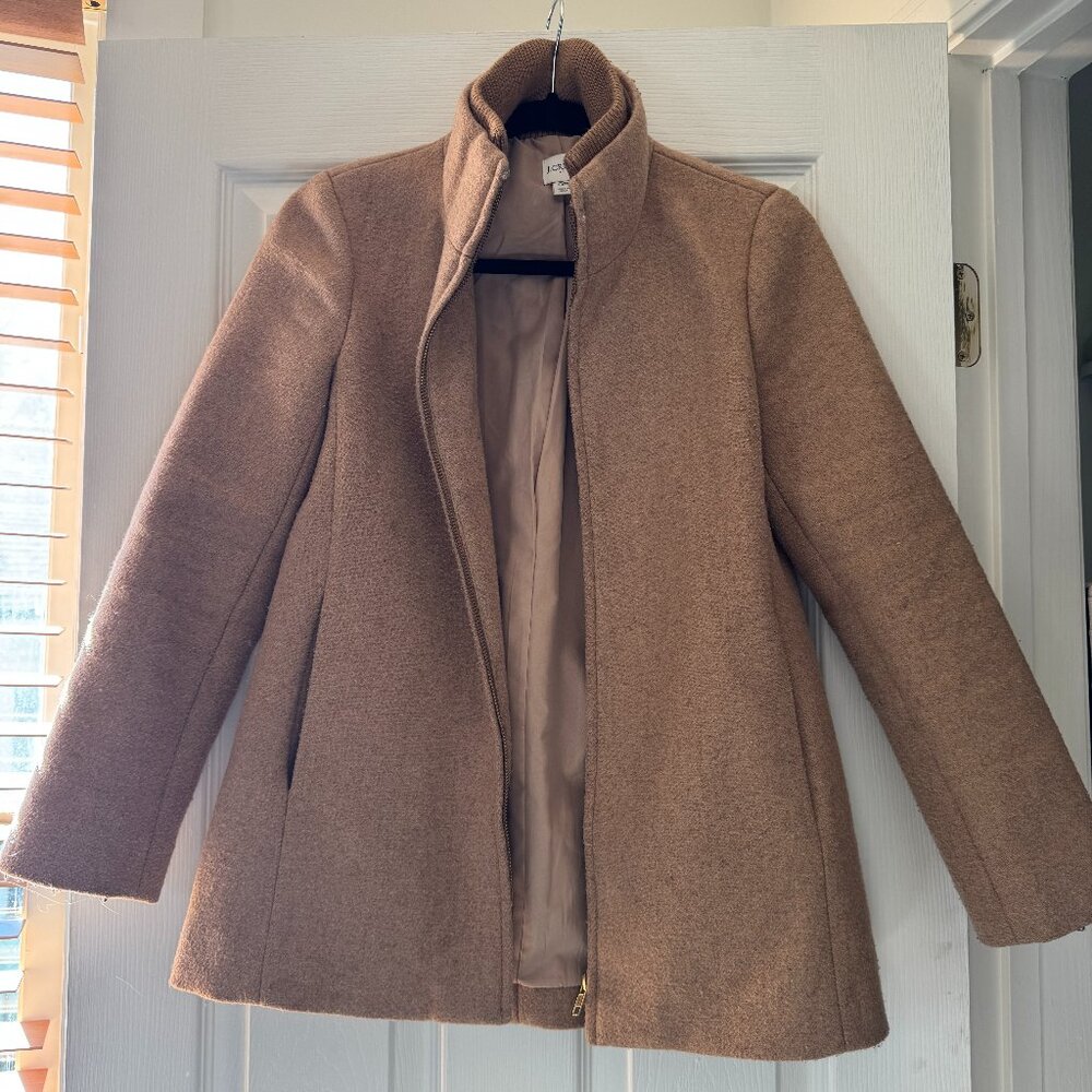 J.Crew Factory Tan Jacket (Size 0p)
